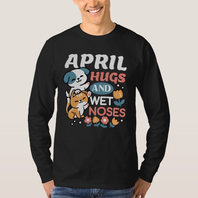 Camiseta Abraços, Narizes Molhados e Primavera - Pet Reprod (Frente)