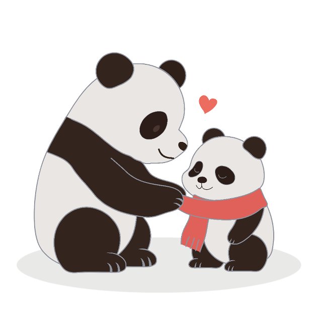 Camiseta Abraços Quentes, Amor de Panda (Celebrate cozy charm with this adorable panda design — where cuteness meets comfort.)
