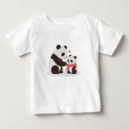 Camiseta Abraços Quentes, Panda Amor