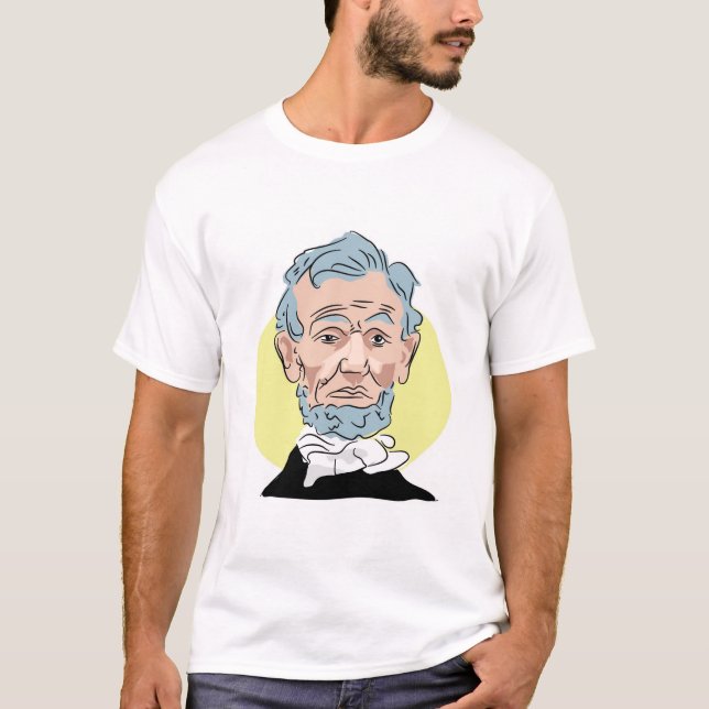 Camiseta Abraham Lincoln (Frente)