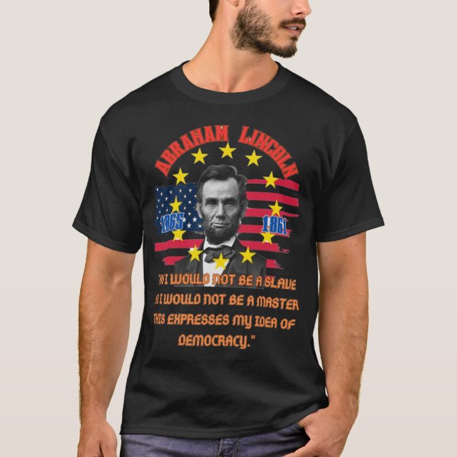 Camiseta Abraham Lincoln (Frente)