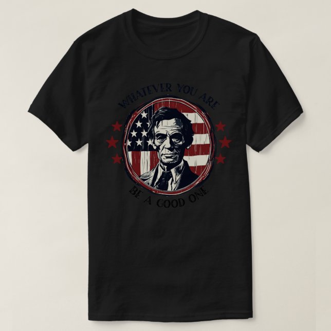 Camiseta Abraham Lincoln 1 (Frente do Design)