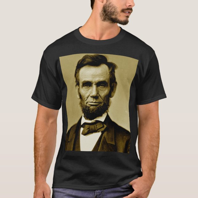 Camiseta Abraham Lincoln 16º Presidente dos EUA (Frente)