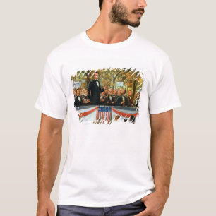 Camiseta Abraham Lincoln e Stephen A. Douglas
