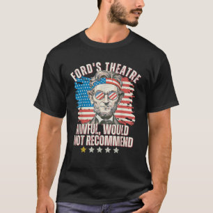 Camiseta Abraham Lincoln Ford Teatro Não Seria Hábito