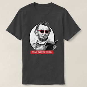Camiseta Abraham Lincoln Lê Livros Banidos