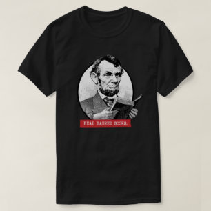 Camiseta Abraham Lincoln Lê Livros Banidos