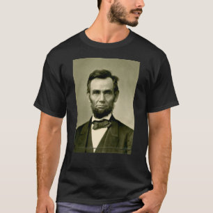 Camiseta Abraham Lincoln presidente usa ameréreis dos estad