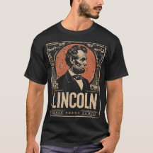 Abraham Lincoln Presidente Vintage Retrait Design