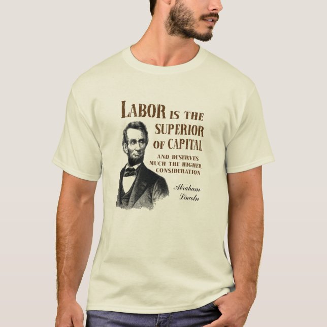 Camiseta Abraham Lincoln Pro Labote (Frente)