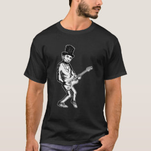 Camiseta Abraham Lincoln t shirt Guitar Shirt Pai Rock star
