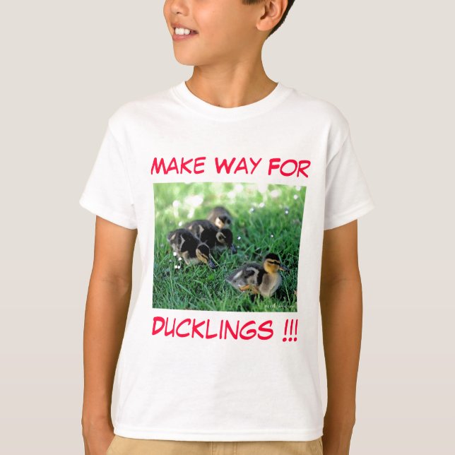 Camiseta Abram Caminho Para Os Ducklings!! (Frente)