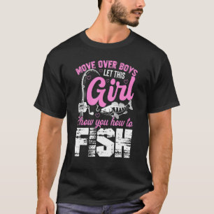 Camiseta Abram Meninos Deixem as Meninas Mostrar Como Pesca