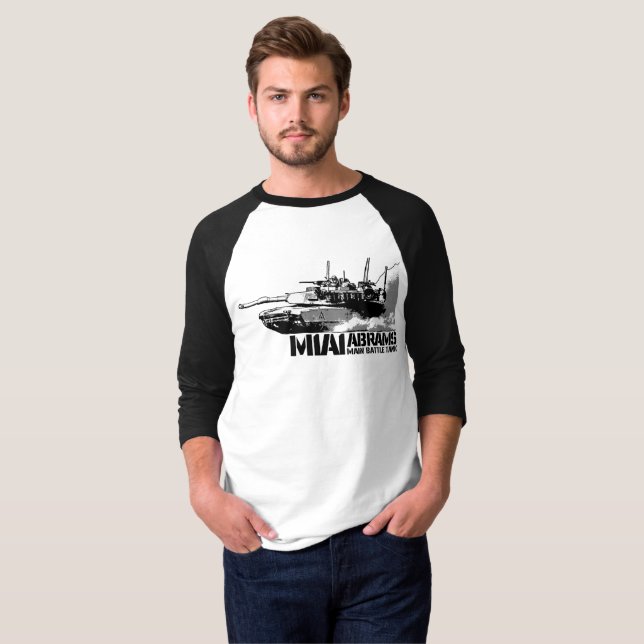 Camiseta Abrams M1 (Frente Completa)