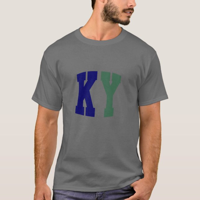 Camiseta Abreviação do Estado do Kentucky (Frente)