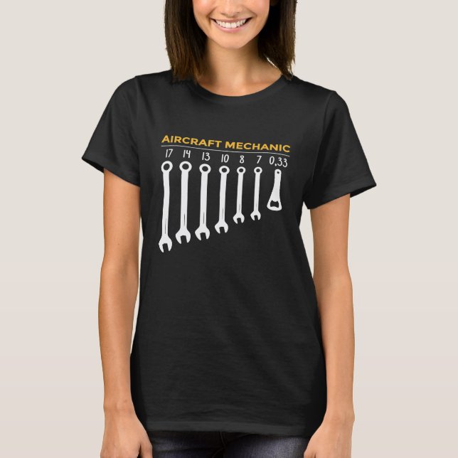 Camiseta Abridor de Garrafa de Ferramentas de Mecânico de A (Frente)