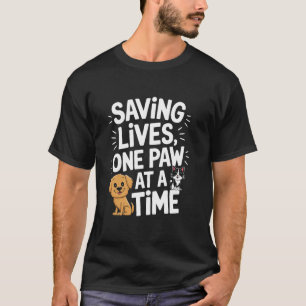 Camiseta Abrigo Animal Salvar Pet Design Animal Cão e Gato