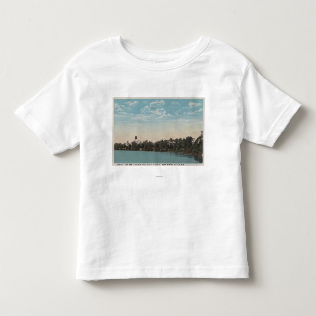 Camiseta Abrigo do inverno, Florida - opinião da água do (Frente)