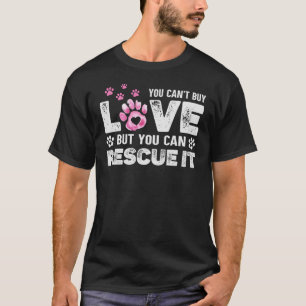 Camiseta Abrigo para animais   Não se pode Comprar amor, vo
