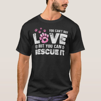 Camiseta Abrigo para animais | Não se pode Comprar amor, vo