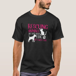 Camiseta Abrigos De Salvamento De Animais Que Resgatam Anim