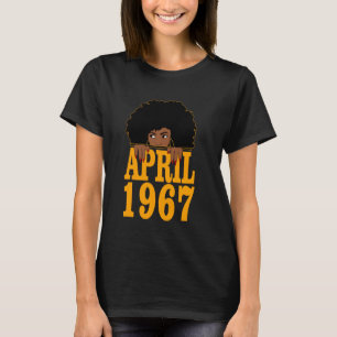 Camiseta Abril 1967 55º Aniversário 55 Anos Mulheres Negras