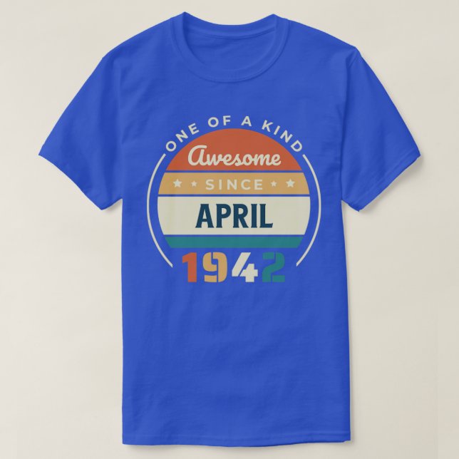 Camiseta Abril de 1942 (Frente do Design)