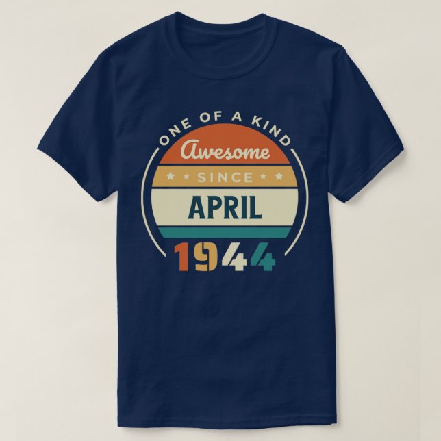 Camiseta Abril de 1944 (Frente do Design)