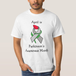 Camiseta Abril é Mês de Consciência do Parkinson
