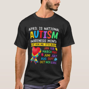 Camiseta Abril é Mês de Sensibilização Nacional para o Auti