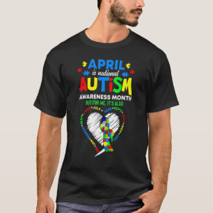 Camiseta Abril É Mês Nacional de Conscientização do Autismo