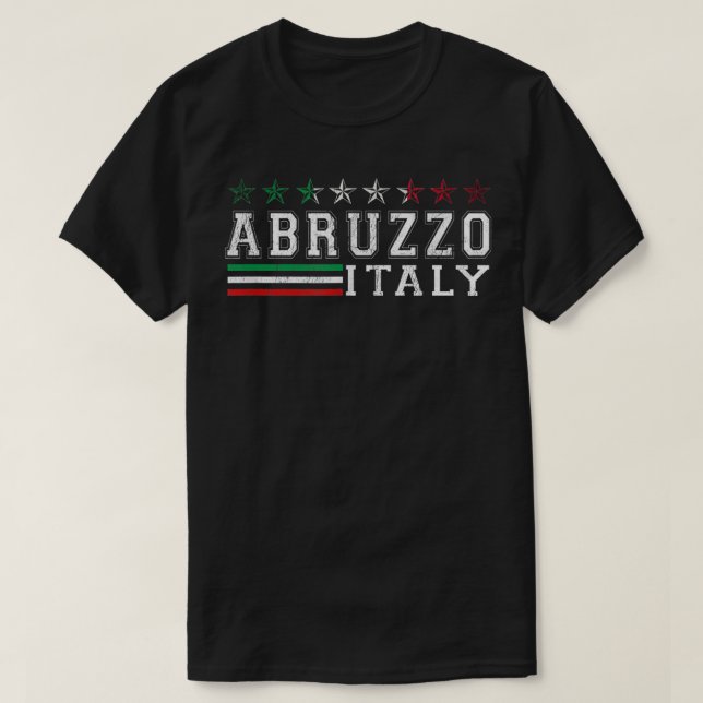 Camiseta Abruzzo Italia Gifts Italiano Souvenir Itália (Frente do Design)