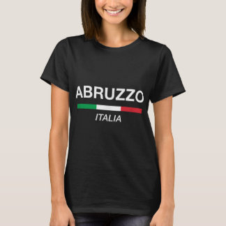 Camiseta Abruzzo Itália Nome Família Reunião Itália Sinaliz