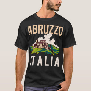 Camiseta Abruzzo Itália Retro Itália - Design