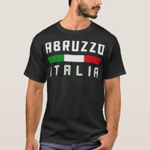 Camiseta Abruzzo Itália Tipografia Design