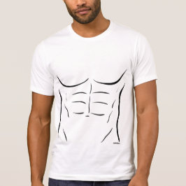 Camiseta Abs de Seis Embalagens