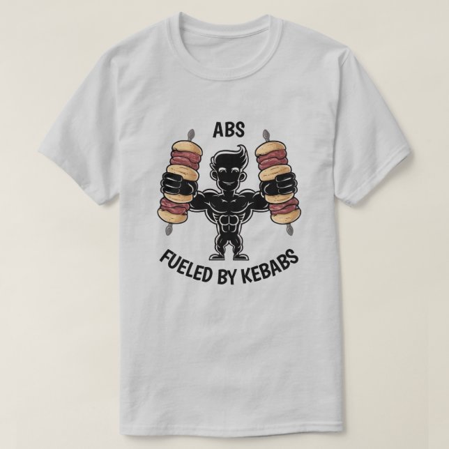 Camiseta Abs e Kebabs (Frente do Design)