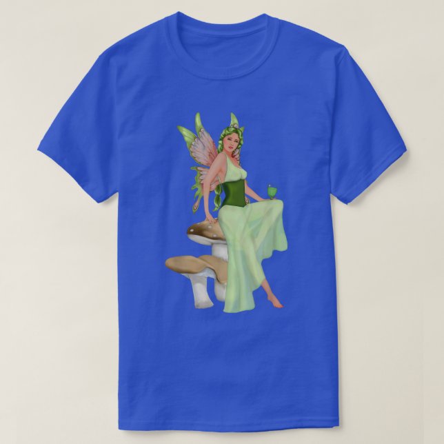 Camiseta Absinthe Green Fairy (Frente do Design)