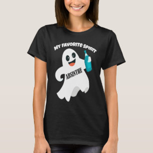Camiseta Absinto Meu Espírito Favorito  Roupa de Bebida de 