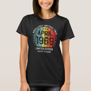Camiseta Absolutamente Incrível Desde Abril De 1969 Homem-M