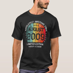 Camiseta Absolutamente Incrível Desde Agosto De 2009 Boy Bi