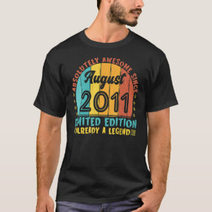 Camiseta Absolutamente Incrível Desde Agosto De 2011 Boy Bi