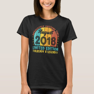 Camiseta Absolutamente Incrível Desde Agosto De 2018 Boy Bi