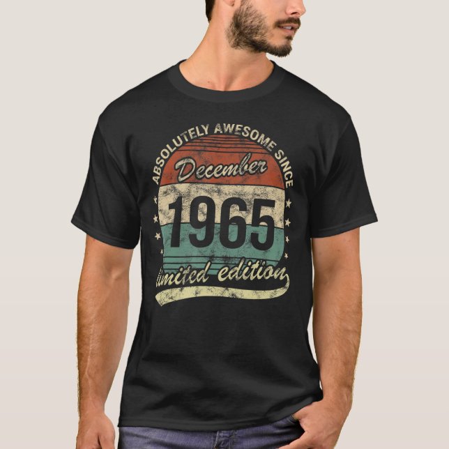 Camiseta Absolutamente Incrível Desde Dezembro De 1965 Home (Frente)