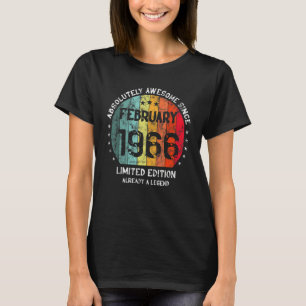 Camiseta Absolutamente Incrível Desde Fevereiro De 1966 Hom