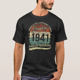 Camiseta Absolutamente Incrível Desde Janeiro De 1941 Homem