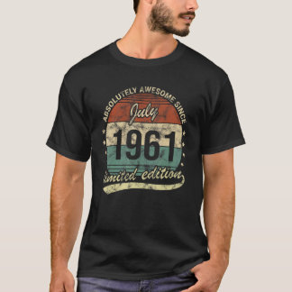 Camiseta Absolutamente Incrível Desde Julho De 1961 Homem M