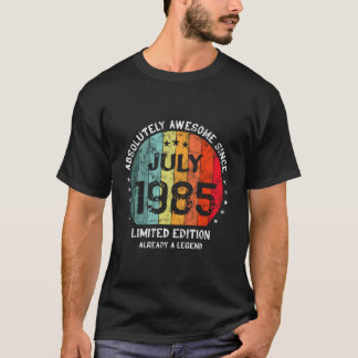 Camiseta Absolutamente Incrível Desde Julho De 1985 Homem M