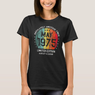 Camiseta Absolutamente Incrível Desde Maio De 1975 Homem Mu