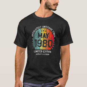 Camiseta Absolutamente Incrível Desde Maio De 1980 Homem Mu